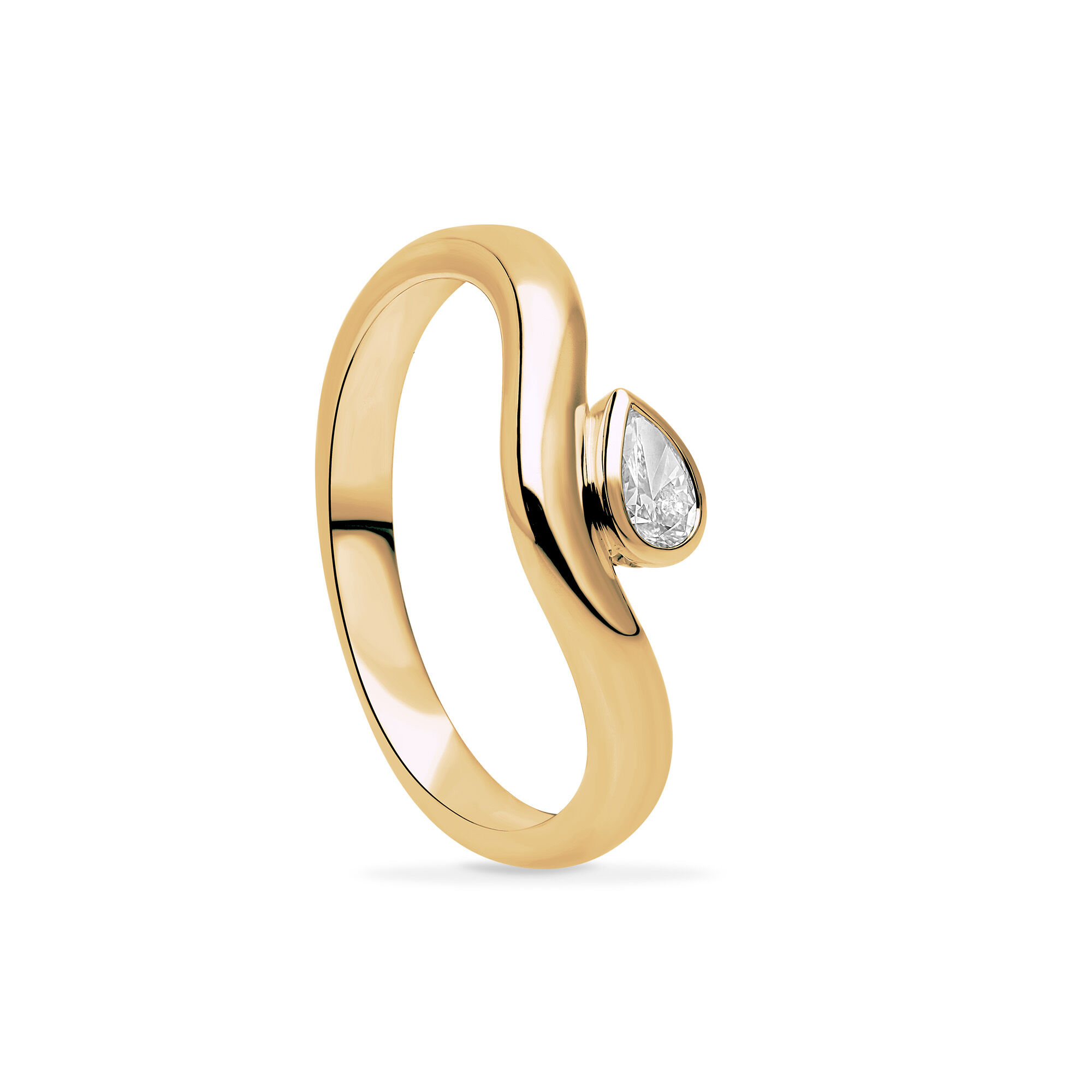 『Maison RING SV』 Birks Essentials Yellow Gold Diamond Ring | Maison Birks